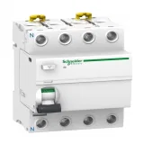 Schneider Electric Acti9 iID Устройство защитного отключения (УЗО), 4 полюса, 80 А, 30 мА, тип A, ширина 4 DIN-модуля A9R21480