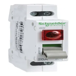 Schneider Electric Acti 9 выключатель нагрузки с индикатором iSW A9S61132 (1 полюс, 32 A, красный) (ШНАЙДЕР) Schneider Electric Acti 9 выключатель нагрузки с индикатором iSW A9S61132 (1 полюс, 32 A, красный) (ШНАЙДЕР)