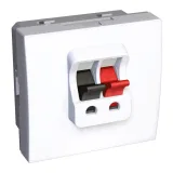 Schneider Electric ALB44387 аудио-розетка, белый