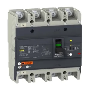 Силовой автомат Schneider Electric Easypact EZC 250, TM-D c диф защитой, 25кА, 4P, 150А (ШНАЙДЕР) Силовой автомат Schneider Electric Easypact EZC 250, TM-D c диф защитой, 25кА, 4P, 150А (ШНАЙДЕР)