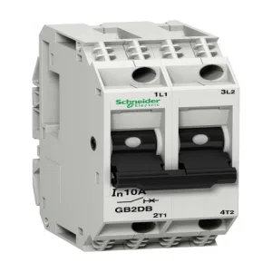 Автоматический выключатель Schneider Electric TeSys GB2 2P 4А 1.5кА (ШНАЙДЕР) Автоматический выключатель Schneider Electric TeSys GB2 2P 4А 1.5кА (ШНАЙДЕР)