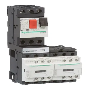 Реверсивный пускатель Schneider Electric TeSys GV2DM 4А, 1.1кВт 400/220В (ШНАЙДЕР) Реверсивный пускатель Schneider Electric TeSys GV2DM 4А, 1.1кВт 400/220В (ШНАЙДЕР)