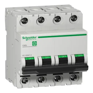 Автоматический выключатель Schneider Electric Multi9 4P 4А (C) (ШНАЙДЕР) Автоматический выключатель Schneider Electric Multi9 4P 4А (C) (ШНАЙДЕР)