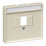 Schneider Electric Merten System Design MTN297844 - накладка на телефонную розетку, бежевый