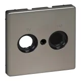 Schneider Electric MERTEN SYSTEM DESIGN накладка на телевизионную розетку TV/FM, стальной MTN299746