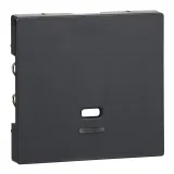 Schneider Electric Merten System M MTN3380-0414 Центральная плата с окошком для светового индикатора, антрацит
