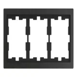 Schneider Electric MERTEN D-LIFE рамка 3 поста, базальт MTN4030-6547