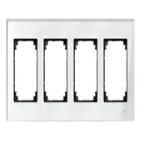 Schneider Electric Merten M-Elegance Рамка на 4 поста, бриллиантовый белый, MTN404419