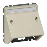 Schneider Electric MERTEN SYSTEM DESIGN накладка на информационную розетку под углом, бежевый, MTN464344