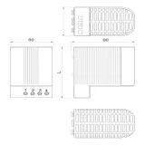 Schneider Electric NSYCR50WU2C - нагреватель 55 Вт 110-230 В