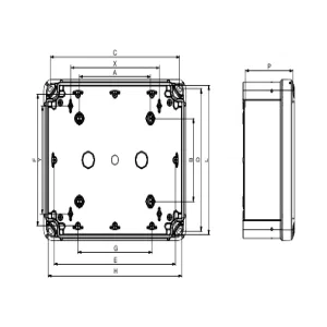 ПЛАСТ.КОРОБКА PK-UL IP66 138x93x72 (ШНАЙДЕР) ПЛАСТ.КОРОБКА PK-UL IP66 138x93x72 (ШНАЙДЕР)