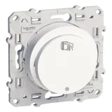 Schneider Electric ODACE S52R283 карточный выключатель с индикацией, белый