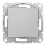 Schneider Electric SDN0420160 Sedna переключатель 1-клавишный, 1 переключающий контакт, 10 А, алюминий
