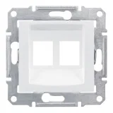 Schneider Electric Sedna адаптер для коннекторов AMP двойной, белый SDN4400621