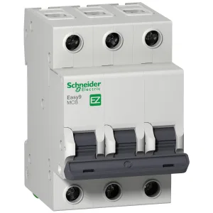 EZ9F14316 Автоматический выключатель Schneider Electric Easy9, 3 полюса, 16A, тип B, 4,5kA (ШНАЙДЕР) EZ9F14316 Автоматический выключатель Schneider Electric Easy9, 3 полюса, 16A, тип B, 4,5kA (ШНАЙДЕР)